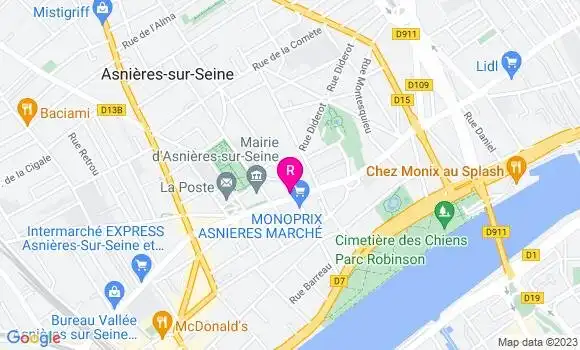 Localisation Restaurant  Au Petit Théâtre