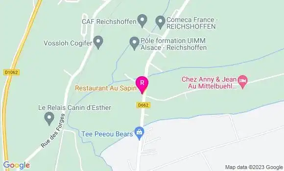Localisation Restaurant  Au Sapin