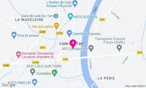 Localisation Restaurant  Le Romuald