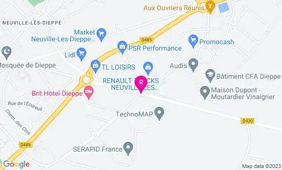 Localisation Restaurant Bar Aux Ouvriers Réunis