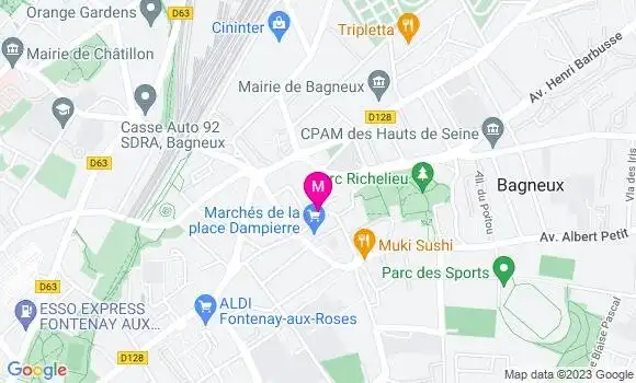 Localisation Restaurant Bar Le Brazza