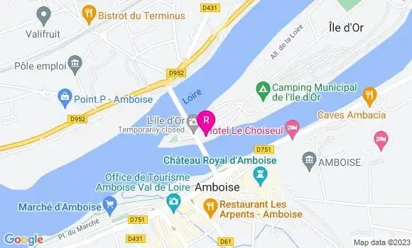 Localisation Restaurant Bar Le Shaker