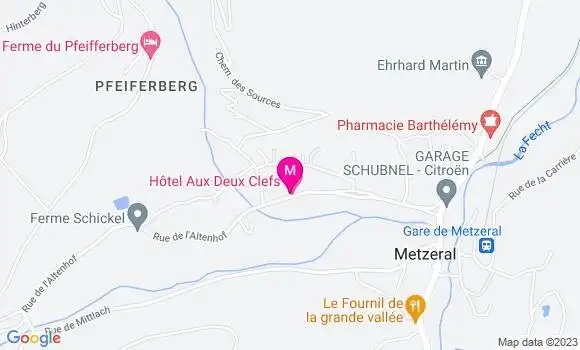 Localisation Restaurant  Les Clarines d
