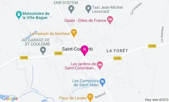 Localisation Pizzeria L