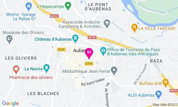 Localisation Le Bistrot de Manon