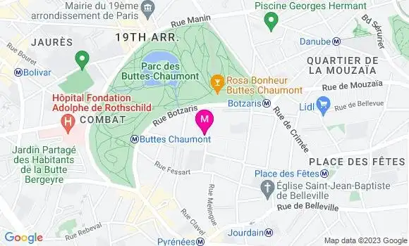 Localisation Restaurant Italien Les Comédiens