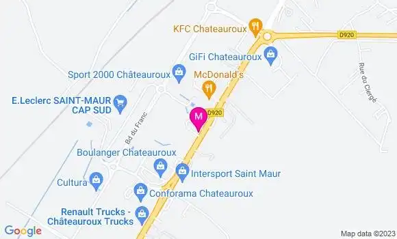 Localisation Restaurant  Les Terres Noires