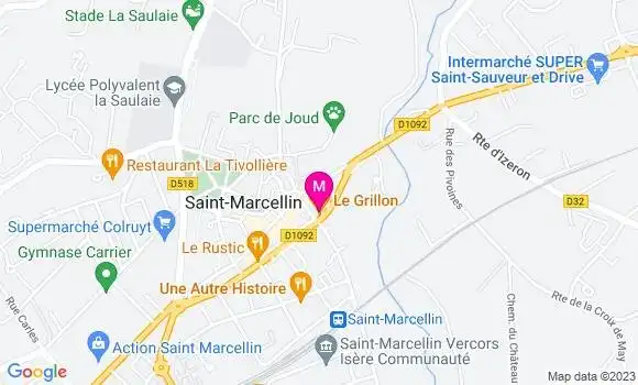 Localisation Restaurant Grill Le Grillon