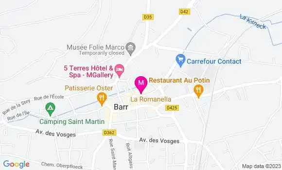 Localisation Restaurant Italien La Romanella