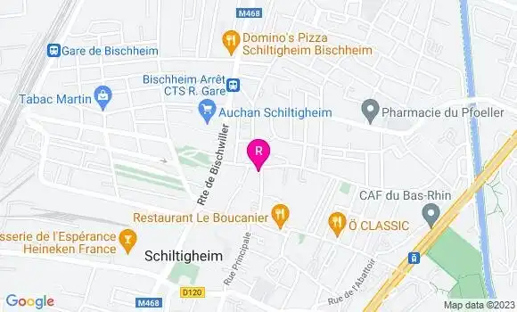 Localisation Restaurant  A la Couronne