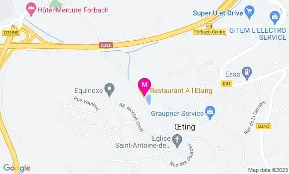 Localisation Restaurant  A l