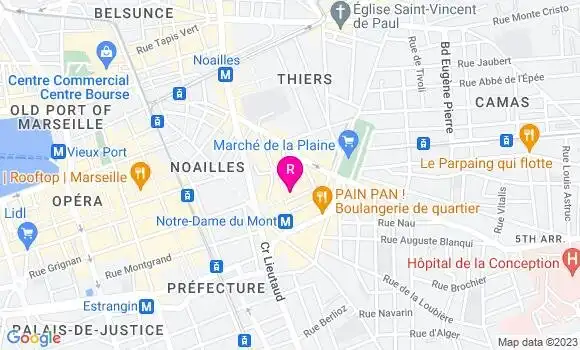 Localisation Bistrot La Baleine