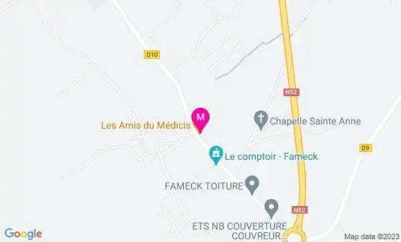 Localisation Restaurant  Les Amis du Médicis