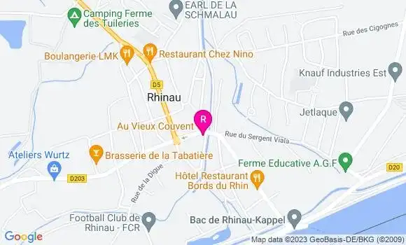 Localisation Restaurant Gastronomique Au Vieux Couvent