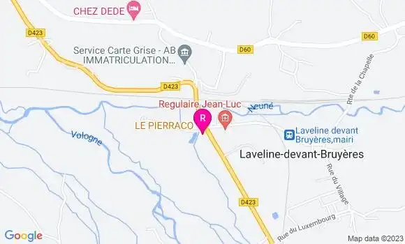 Localisation Restaurant Bar Chez Christine
