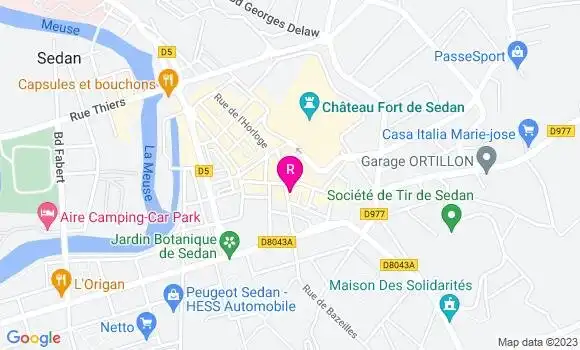 Localisation Pizzeria Les Halles