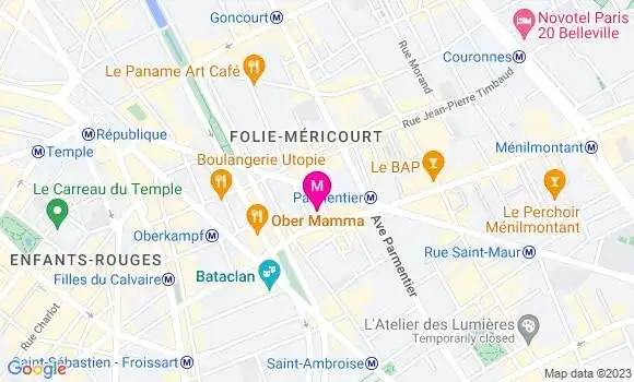 Localisation Restaurant  Les Oudayas