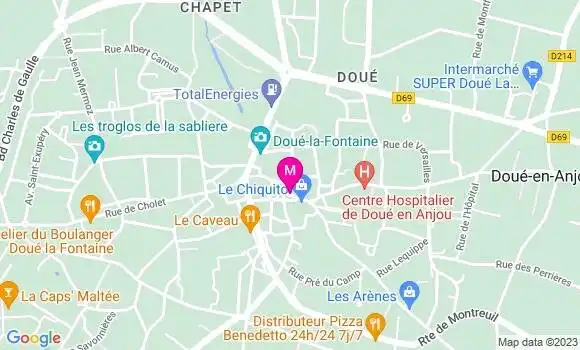 Localisation Restaurant Chinois Lotus d
