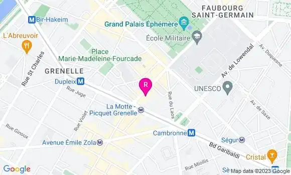 Localisation Restaurant  La Gauloise