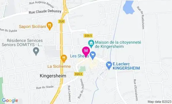 Localisation Restaurant  A l