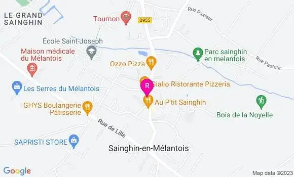Localisation Restaurant  Saveurs d