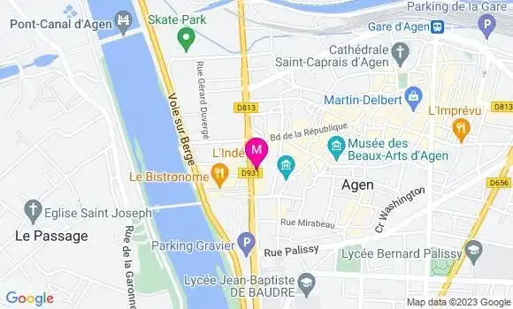 Localisation Restaurant Bar Le Mango