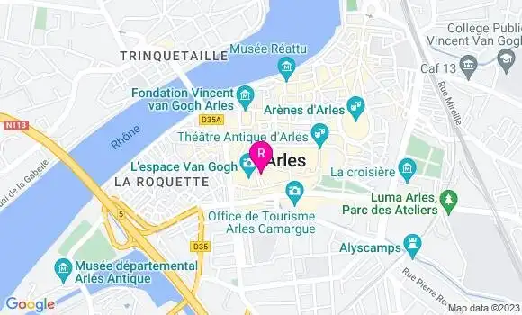 Localisation Restaurant  La Mule Blanche