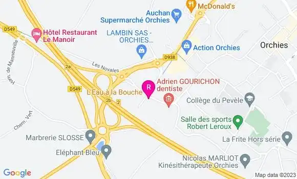Localisation Restaurant  L
