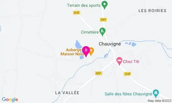 Localisation Auberge La Maison Neuve