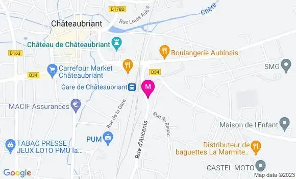Localisation Restaurant  Le Paris Océan