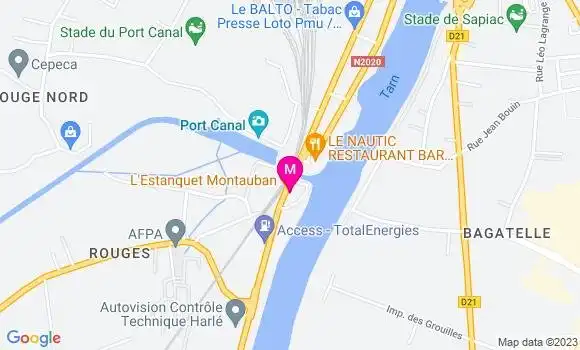 Localisation Restaurant  L