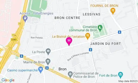 Localisation Restaurant  Les Platanes