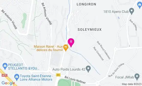 Localisation Restaurant  La Halte des Promeneurs