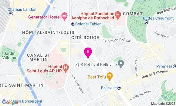 Localisation Restaurant Turc Barak