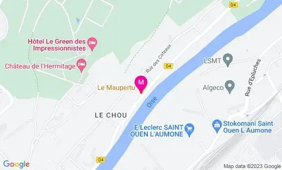 Localisation Restaurant  Le Maupertu