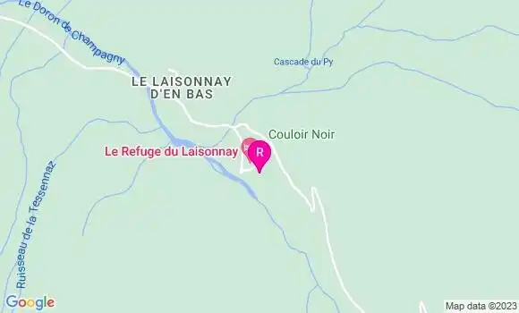 Localisation Restaurant  Le Refuge du Laisonnay