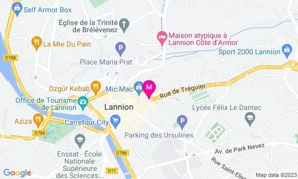 Localisation Restaurant  La Gourmandine