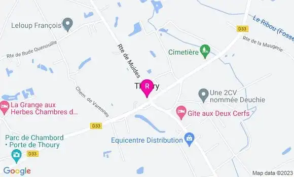 Localisation Restaurant  La Salamandre