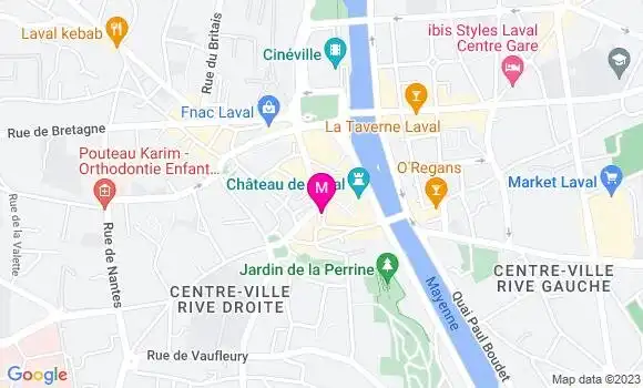 Localisation Restaurant  Chateau de Chine