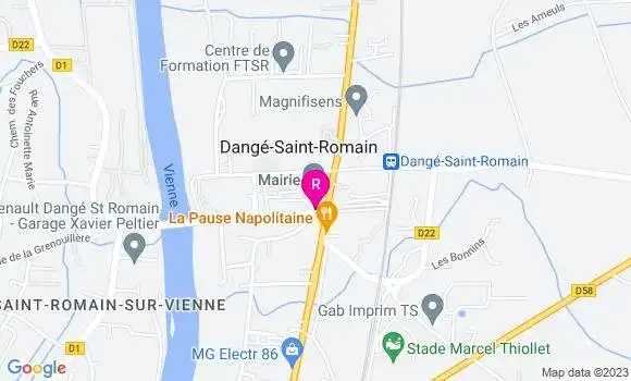 Localisation Restaurant  La Promenade