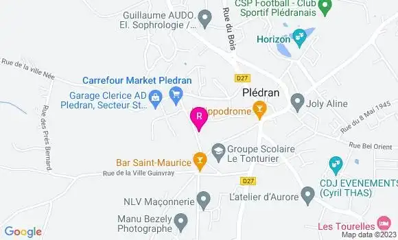 Localisation Restaurant  Le St Maurice