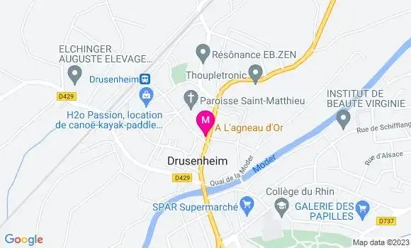 Localisation Restaurant  A l