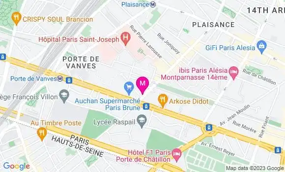 Localisation Restaurant Bar Le Maryland