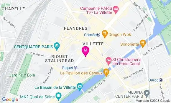 Localisation Restaurant  Le Flandre