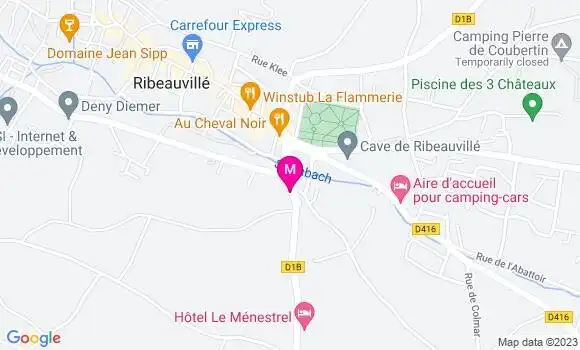 Localisation Restaurant  Au Relais des Ménétriers
