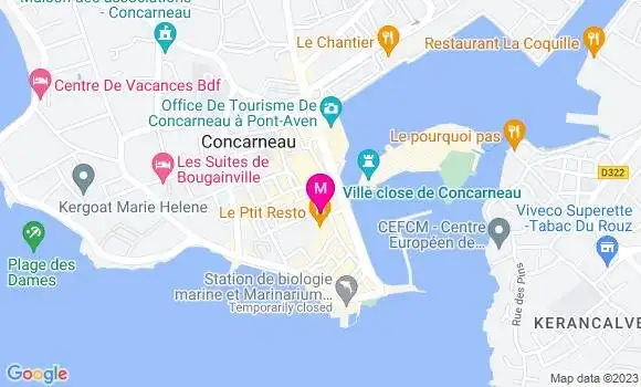 Localisation Restaurant  Le Comptoir