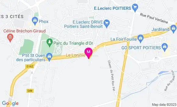 Localisation Restaurant  Le Lonjoie