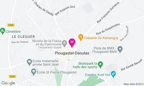 Localisation Restaurant  Le Bretagne