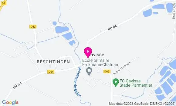 Localisation Restaurant  Nennig Marie