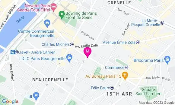 Localisation Restaurant  Le Blavet